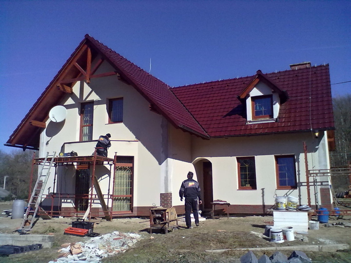 Zábradlí u rodinného domu